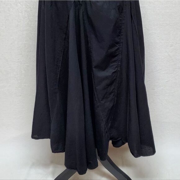 Vintage Y2K Bisou Bisou Michelle Bonbot Black Asymmetrical Patchwork Midi Skirt - Picture 14 of 16